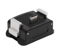 Akozon Dock de Carga Tipo C de Liberación Rápida con una Cámara Deportiva del Agujero de Tornillo de 1/4 Pulgadas Que Carga una Base para Osmo 3