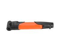 Akozon DUUTI - Bomba para bicicleta, inflador de neumáticos portátil con 3 boquillas, kit de montaje para cuadro de inflado rápido ABS ligero para ciclismo en carretera (naranja)