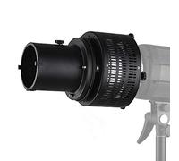 Akozon Efecto de Fotografía del Difusor de Flash Snoot de Enfoque de Montaje de Metal para Estudio de Retrato de Iluminación Artística Creativa