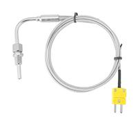 Akozon EGT termocupla,Sensor de temperatura tipo K, con sonda de punta y conector