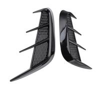 Akozon Embellecedor de Ventilación Lateral OE, Ajuste Universal para la Serie E90 E91, Marcador Izquierdo y Derecho, Pegatinas Decorativas, Cubierta de Guardabarros de Coche Negro Brillante (Negro