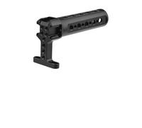 Akozon Empuñadura Superior Universal para Cámara con Soportes de Zapata Fría para Micrófono y Luz - Admite Orificios para Tornillos de 1/4 y 3/8 de Pulgada