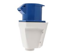 Akozon Enchufe Industrial de 3 Pines IP44 Enchufe Industrial Hembra Impermeable de 16 A/32 A para Aplicaciones de 220-250 V en la Industria, Agricultura, Muelles y Más (32A)