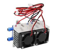 Akozon Enfriador Termoeléctrico Peltier de 144W, de Refrigeración Semiconductor de 12V, Kit de Bricolaje para Mini Refrigeradores y Aires Acondicionados