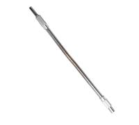 Akozon Enlace de Conexión de Eje Flexible Vástago Hexagonal de 1/4 Adaptador de Extensión de Taladro de Metal con Curvatura de 300 Grados para Puntas de Destornillador Espacios de (300 mm)