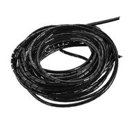 Akozon Envoltura de Cables en Espiral de 10 M, Organizador de Cables Oculto para PC Negro para TV, Ordenador, Cine en Casa, Organizador de con Encuadernación Protectora