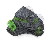 Akozon Escalada para Acuarios - Acuario Simulación Artificial Escalada Terraza Escalera Cueva Peces Decoración del Paisaje - Suministros para Mascotas/Reptiles y Anfibios/Decoración/Escondites