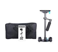 Akozon Estabilizador de Mano de Fibra de Carbono S60T para Cámaras DSLR con Placa de Liberación Rápida Ligera y Ajustable (Black)