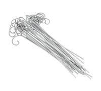 Akozon Estacas para Etiquetas de Plantas, 30 Unidades, Ganchos para Etiquetas de Plantas, Soporte de Acero Inoxidable, Marcadores de Jardín, Estaca, Maceta, Bonsái, 200mm -, Césped y Jardín