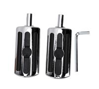 Akozon Estribos de Carretera para Motocicleta, Aleación de Aluminio, | Almohadillas de Goma que Alivian la Fatiga de las Piernas, Compatibles con Softail Touring Ultra Limited, Reemplazo