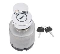 Akozon EXCAVADORA INTERRUPTOR DE ENCENDIDO 71423384 ALEACIÓN DE ZINC 2 LLAVES DE REEMPLAZO EX-2 3 5 EXCAVADORAS