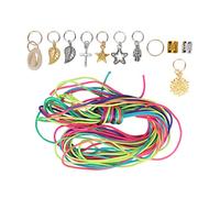 Akozon Exquisita Joyería de Metal para Rastas de pelo: Anillos Trenzados, Clips Decorativos, Cuentas para Rastas y Colgantes Trenzados