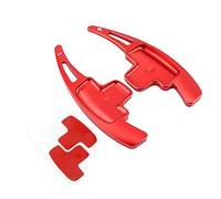 Akozon Extensiones de paletas de cambio del volante del autom¨®vil en aluminio aptas para A B E R M Clase GLK SLK(rojo)