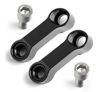 Akozon Extensores de Espejo Adaptador Retrovisor Extensor Elevador de Espejo Negro