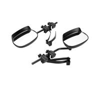 Akozon Extensores Espejo Remolque, Cubierta Lluvia Clip Ajustable 360° | Remolque RV Camión SUV Ajuste Universal, Vidrio PP,Montaje Lado Izquierdo,Bolsa Almacenamiento,Visibilidad Clara Lluvia Nieve