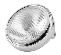 Akozon Faro de faro de motocicleta brillante 7-7 / 8in 35W Ajuste para CB400 CB500 CB1300