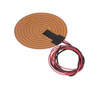 Akozon Film de Calefacción de Poliimida Redonda de 120W Placa de Calentador Flexible para la Impresora 3D Cama Caliente DC12V