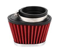 Akozon Filtro de aire del motor Kit de filtro de admisión de aire para motocicleta Accesorio de filtro del Filtro de Aire Moto (55MM)