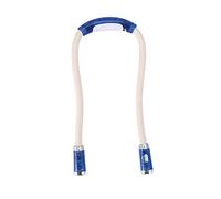 Akozon Flexible Cuello Colgante Abrazo Luz LED Manos Libres Ajustable Lámpara Flexible Lectura Nocturna Negro (BLUE)