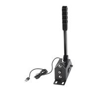 Akozon Freno de Mano 64 Bi USB, PC Con Freno de Mano Universal para Gamepads de Juegos Progresivos Profesionales Rodillos Estándar Con Periféricos o G25 G27 G29 500 SIM Juegos de