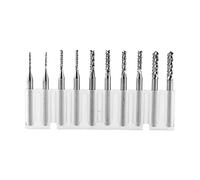 Akozon Fresas de grabado, fresas de carburo dremel Fresa de corte 1.0-3.0mm juego de 10 piezas Fresa de carburo de tungsteno Fresa de punta de carburo Molino de Extremo de Carburo