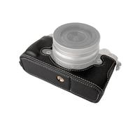 Akozon Funda Protectora para Cámara, Diseño de Apertura de Bolsa con Soporte de Estilo Retro con Correa para el Hombro para Z FC (Black)