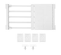 Akozon Gabinete de Almacenamiento de Ratán 24 Cm de Ancho, Estanterías de Varias Capas, sin Organizador de Perforación para Zapatos y Armario, Rejilla de Almacenamiento Versátil (Longitud 30-40