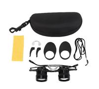 Akozon Gafas Binoculares de Aumento de 10x HD para Pesca Al Aire Libre, Observación de Aves, Telescopio Portátil con Enfoque Manual y Características a Prueba de Lluvia (Black)