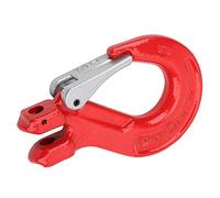 Akozon Gancho de Elevación de Acero de Aleación de 2 Toneladas con Gancho de Lubricación de Grúa de Seguridad para la Construcción y Aparejos de los Barcos