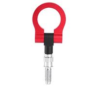 Akozon - Gancho de Remolque de Carreras Universal para Coche, Remolque automático, aleación de Aluminio, Kit de Gancho de Remolque Delantero, Gancho de Tornillo para Serie E (Rojo)