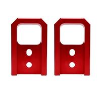 Akozon Gancho de Remolque Delantero del Coche del Color Rojo de la Aleación de Aluminio T6061 Elegante