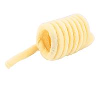 Akozon Gato Spring Seguro y Masticable Mejora la Salud Spring Plush Cat para Gatitos Cat Spring Safe (Yellow)
