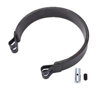 Akozon Go Kart Mini Bike Banda de Freno de 4,5 Pulgadas Kit de Freno de Acero Duradero de Alto Rendimiento con Pasador para Tambor de ATV y Mini Bicicletas Retro Negro