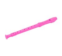 Akozon Grabadora Soprano Instrumento para Niños Material ABS Herramientas Educativas Grabadora de 8 Orificios - Instrumentos Musicales/Banda y Orquesta/Viento y de Viento de Madera/ (Rosa roja)