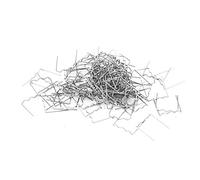 Akozon Grapas de Soldadura, 100 Piezas 0.6mm Reparaci¨®n de Parachoques autom¨¢Tica Kit de Herramientas de reparaci¨®n de Grapas de Soldadura precortadas 3 Tipos Disponibles (S Type 0.6mm)