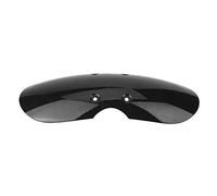 Akozon Guardabarros de motocicleta, ABS Universal Guardabarros delantero corto Guardabarros Reemplazo del guardabarros delantero de la motocicleta Guardabarros de barro apto para T100 2001-2016(Negro)