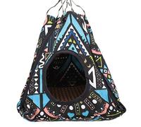 Akozon Hamaca Colgante para Mascotas Pequeñas - Hamaca Colgante de Doble Cara para Animales Pequeños y Suaves, Cama con Agujero para Hurón de Guinea - Suministros para Mascotas/animales (15*15*15CM)