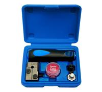 Akozon Herramienta de Abocardado Doble de 3/16", Kit de Herramientas de Abocardado de Línea de Freno Automático con Caja de Almacenamiento Herramientas de de Mano Desmontables