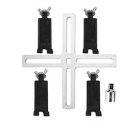 Akozon Herramienta de Bloqueo de Bomba de, Llave Inglesa para Tapa de de 4 Mordazas, Herramienta Instaladora de Extracción de 23-190mm, Uso Automotriz