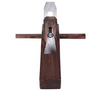 Akozon Herramienta de Cepillado Manual de Madera Hecha a Mano de Primera Calidad para carpintería: Cepillador de Acero de Precisión para Cortar, Pulir y Desbarbar con Acabado de ébano