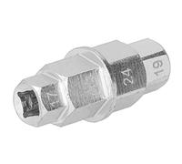 Akozon Herramienta de Eje Hexagonal para de Neumáticos - Herramienta de Extracción de Ruedas Delanteras y Traseras 17/19/22/24 Mm - Automotriz/y Equipos/de Suspensión/para Ejes