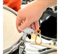 Akozon Herramienta de Llave de Afinación para Tambores, Llave de Afinación de Piel con Accesorio para Instrumentos Musicales