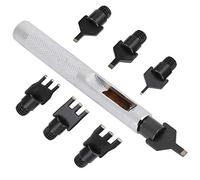 Akozon Herramienta de Perforación de Cinturón para la Nave de Cuero: Perforador de Agujeros Múltiples para Bricolaje, Ideal para Correas de Cuero, Cuerdas y Proyectos de Tejido