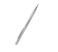 Akozon Herramienta de Pluma de Grabado Portátil para Vidrio, Cerámica, Aleación de Oro, Escriba de Bolsillo con Clip, Herramienta de Marcado para Manualidades y Uso Industrial (SILVER)