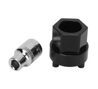 Akozon Herramienta del Eje del Embrague del compresor, Extractor de Cubo de Embrague de compresor de CA con Conector de 7 mm y accionamiento de 3/8 pulg. para compresores sin Embrague Den