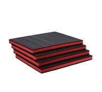 Akozon Inserto de Espuma para Caja Herramientas Polietileno Personalizable, Revestimiento Cajón Cortable 19,69" X 15,75" 1,38" Almacenamiento Armario y