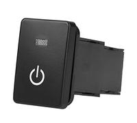 Akozon Interruptor Basculante LED para Coche para, Highlander, y -interruptor de Encendido y Apagado para Barra de Luces Luz Antiniebla (Iniciar patrón de energía)