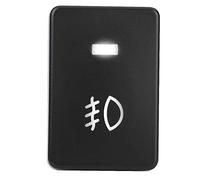 Akozon Interruptor Basculante LED para Coche para, Highlander, y -interruptor de Encendido y Apagado para Barra de Luces Luz Antiniebla (patrón de luz antiniebla)