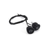 Akozon Interruptor de calentador de asiento Universal 3 pines redondo calentado Rocker Hi Low Off Control 2x