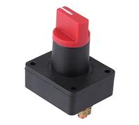 Akozon Interruptor de Desconexión de BateríA de 0.236 in, 300 A, para Coche, Camión, Barco, Interruptor de Apagado con Llave Roja, Aislador de Plástico para Luces de Bomba de Sentina Marina de
